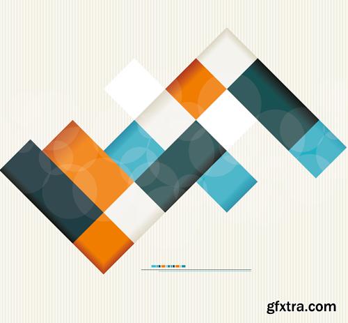 Collection of vector abstract backgrounds vol.21