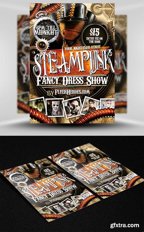 Steampunk Flyer Template