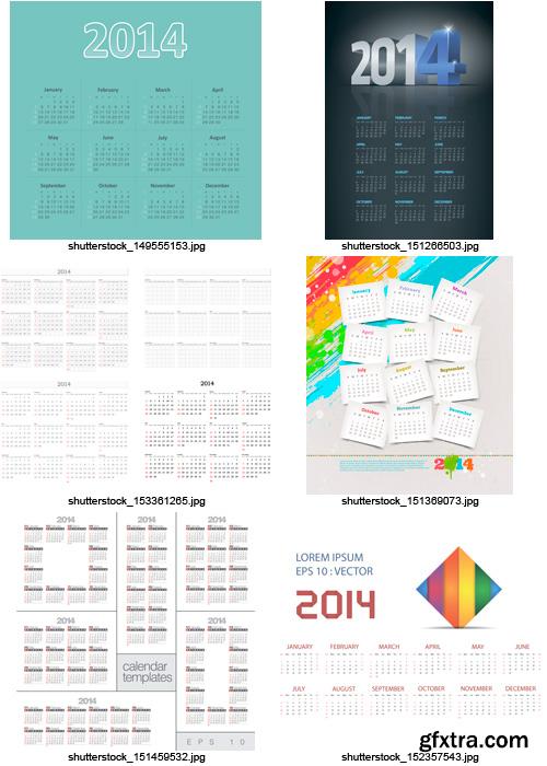 Amazing SS - Calendars for 2014 (vol. 4), 25xEPS