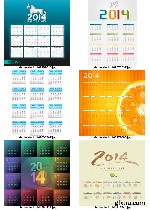 Amazing SS - Calendars for 2014 (vol. 4), 25xEPS