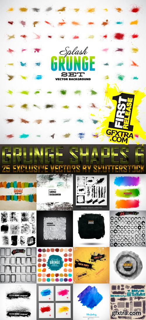 Amazing SS - Grunge Shapes 6, 25xEPS