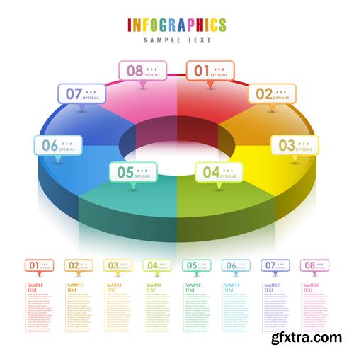 Infographics Collection#15 - 25 Vector