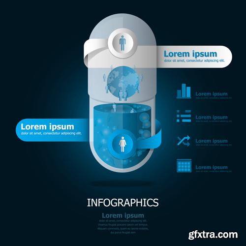 Infographics Collection#15 - 25 Vector