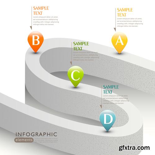 Infographics Collection#15 - 25 Vector