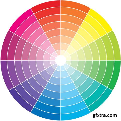 Amazing SS - Color palette icon, 25xEPS