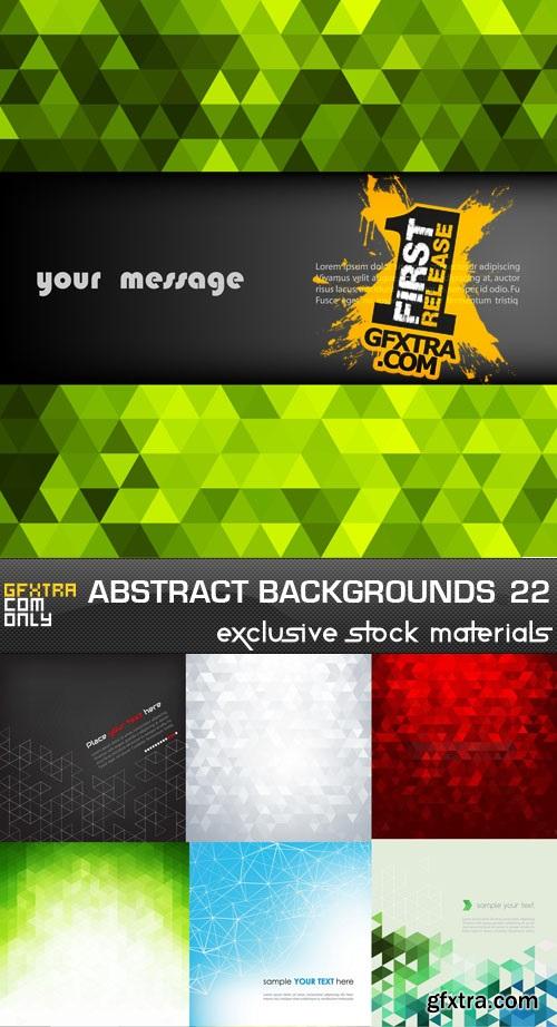 Collection of vector abstract backgrounds vol.22