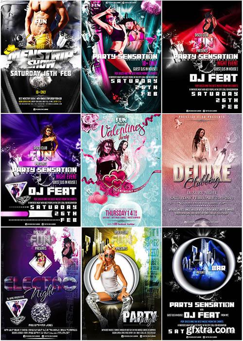 Vectorcity 30 Premium Quality Party/Event PSD Flyer Templates