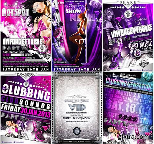 Vectorcity 30 Premium Quality Party/Event PSD Flyer Templates