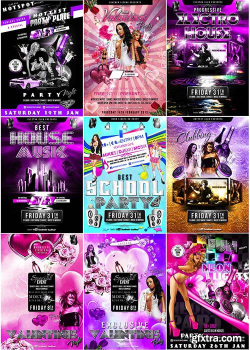 Vectorcity 30 Premium Quality Party/Event PSD Flyer Templates