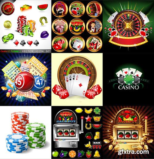 Casino collection 25 EPS,AI