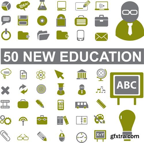 Amazing SS - New education icons, 25xEPS