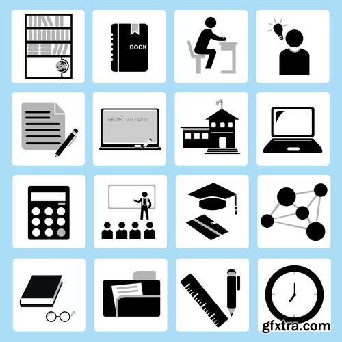 Amazing SS - New education icons, 25xEPS