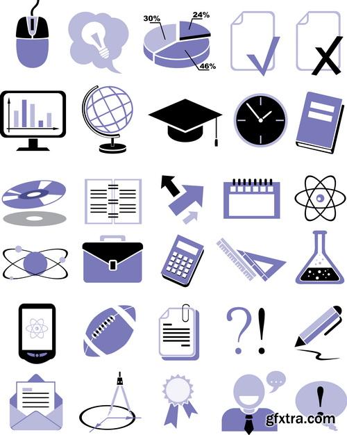 Amazing SS - New education icons, 25xEPS