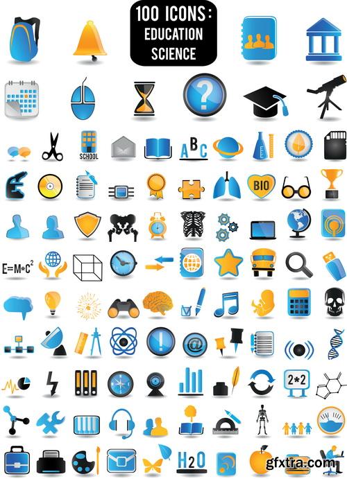 Amazing SS - New education icons, 25xEPS