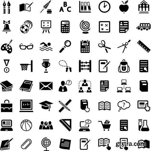 Amazing SS - New education icons, 25xEPS