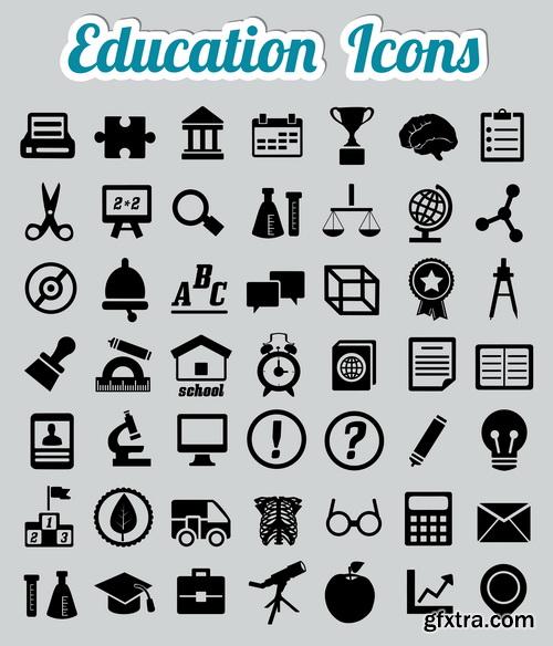 Amazing SS - New education icons, 25xEPS