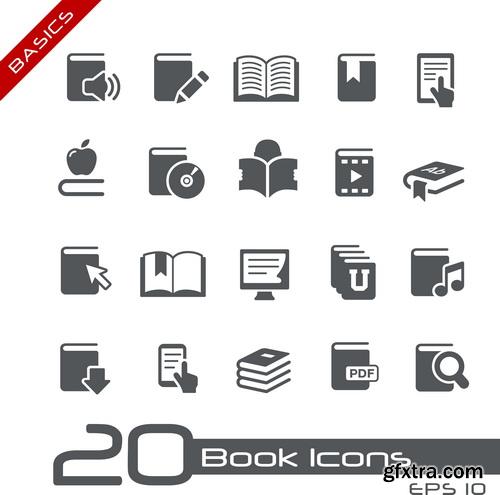 Amazing SS - New education icons, 25xEPS