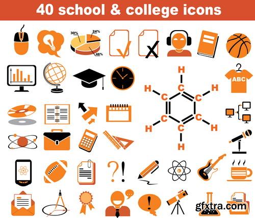 Amazing SS - New education icons, 25xEPS