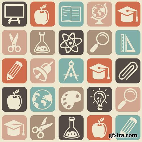 Amazing SS - New education icons, 25xEPS