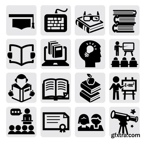 Amazing SS - New education icons, 25xEPS