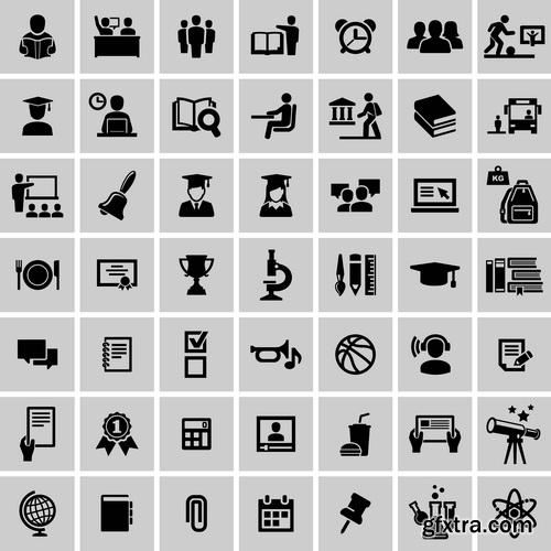 Amazing SS - New education icons, 25xEPS