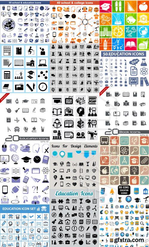 Amazing SS - New education icons, 25xEPS