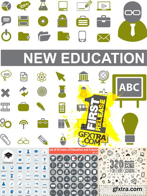 Amazing SS - New education icons, 25xEPS