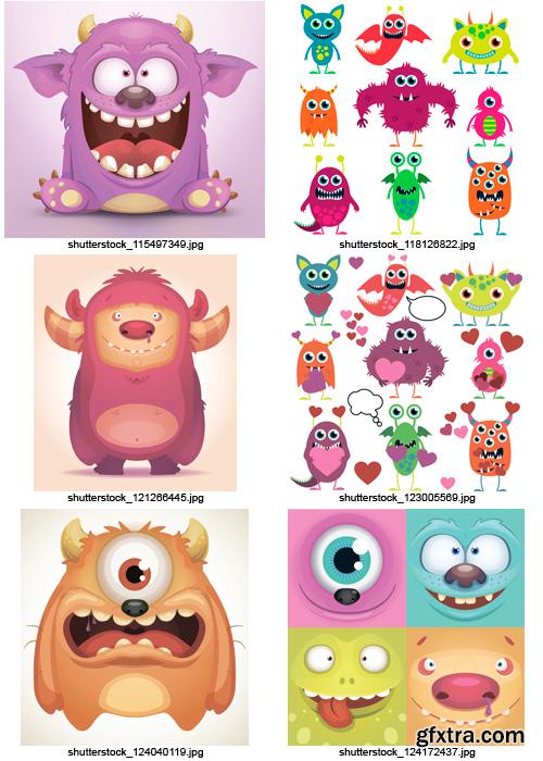 Amazing SS - Cartoon Monsters, 25xEPS