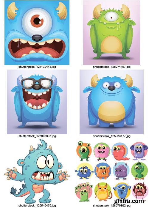 Amazing SS - Cartoon Monsters, 25xEPS