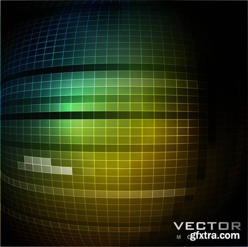 Collection of vector abstract backgrounds vol.23