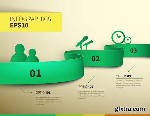 Infographics Collection#16 - 25 Vector