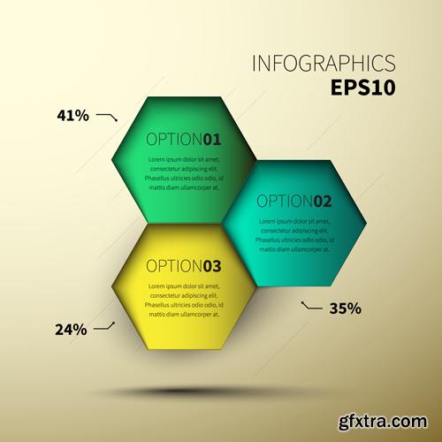 Infographics Collection#16 - 25 Vector