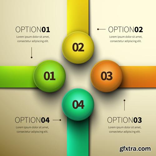 Infographics Collection#16 - 25 Vector