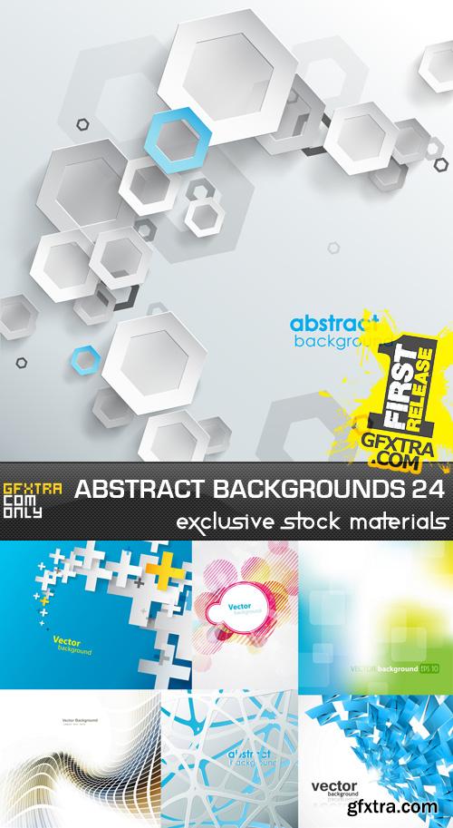 Collection of vector abstract backgrounds vol.24