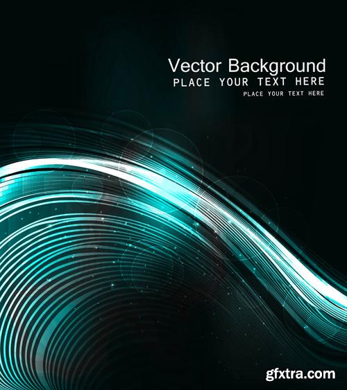 Collection of vector abstract backgrounds vol.24