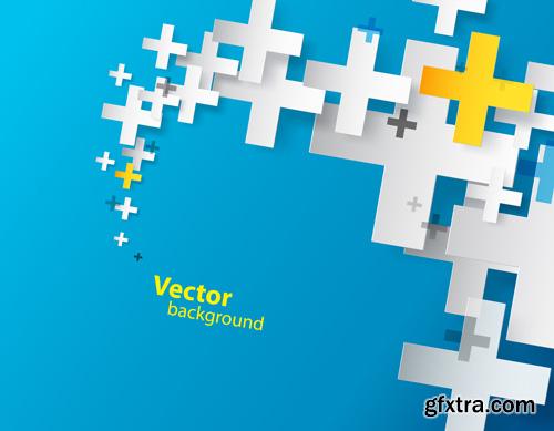 Collection of vector abstract backgrounds vol.24