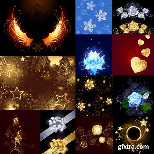 Bright Backgrounds - 25 Vector