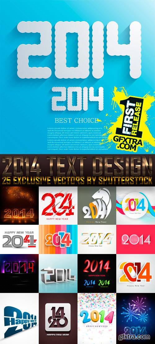 Amazing SS - 2014 Text Design, 25xEPS