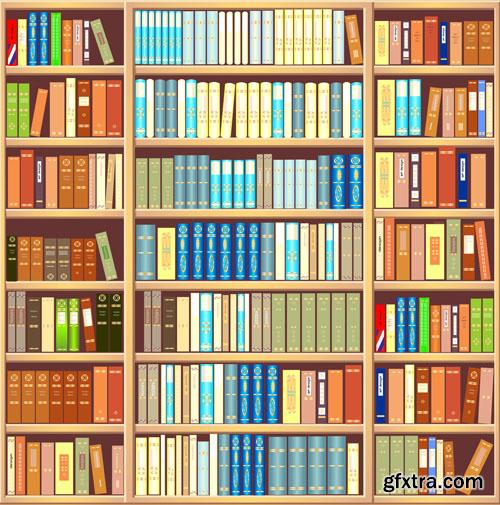 Books Collection, 25xEPS, AI