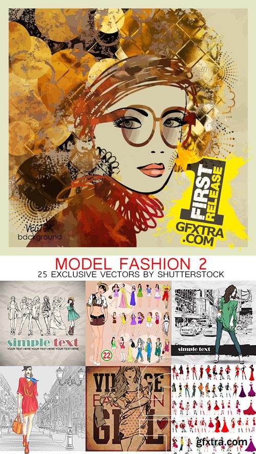 Amazing SS - Model fashion 2, 25xEPS