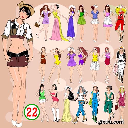 Amazing SS - Model fashion 2, 25xEPS