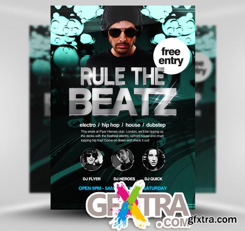 Rule The Beatz Flyer Template