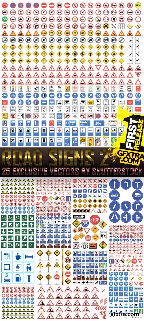 Amazing SS - Road Signs 2, 25xEPS