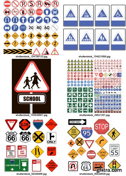 Amazing SS - Road Signs 2, 25xEPS