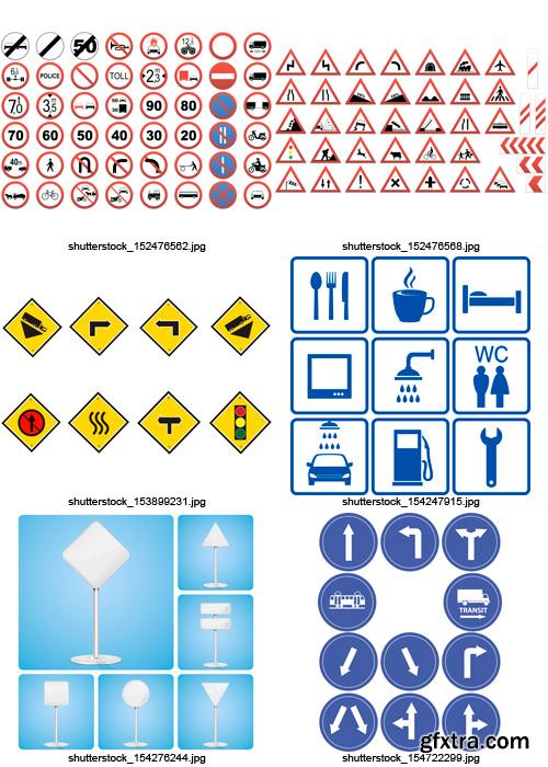 Amazing SS - Road Signs 2, 25xEPS