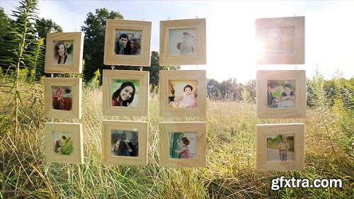 Videohive - Hanging Wood Frames Gallery 5557368