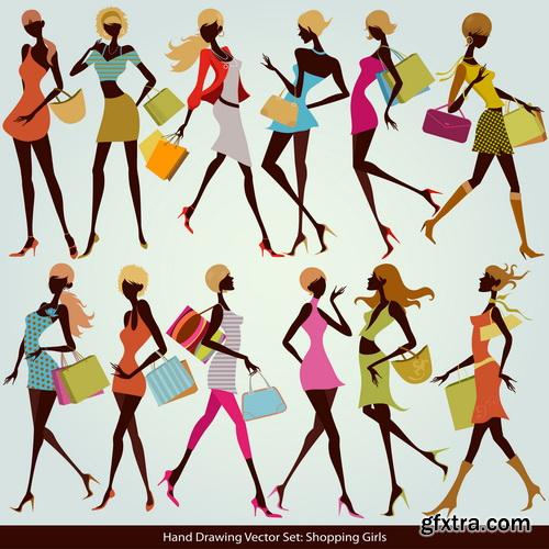 Amazing SS - Fashion girls illustration, 25xEPS