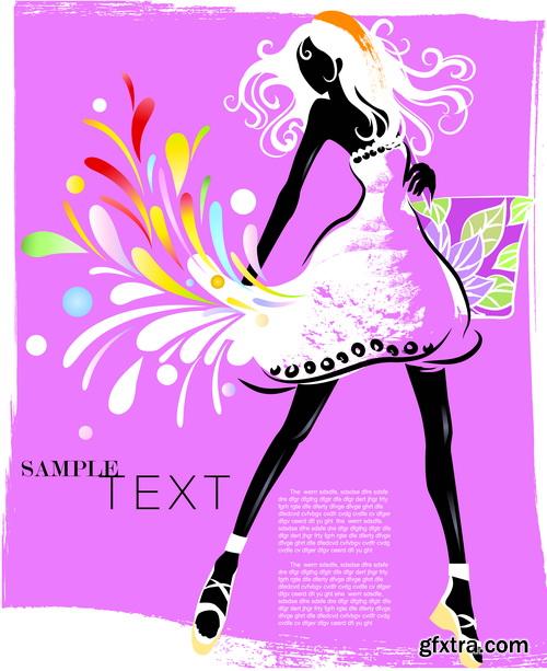 Amazing SS - Fashion girls illustration, 25xEPS