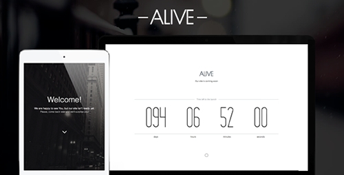 ThemeForest - Alive - Coming Soon Page - RIP