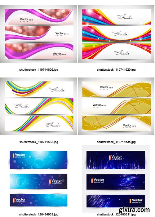 Amazing SS - Banners & Headers 3, 25xEPS